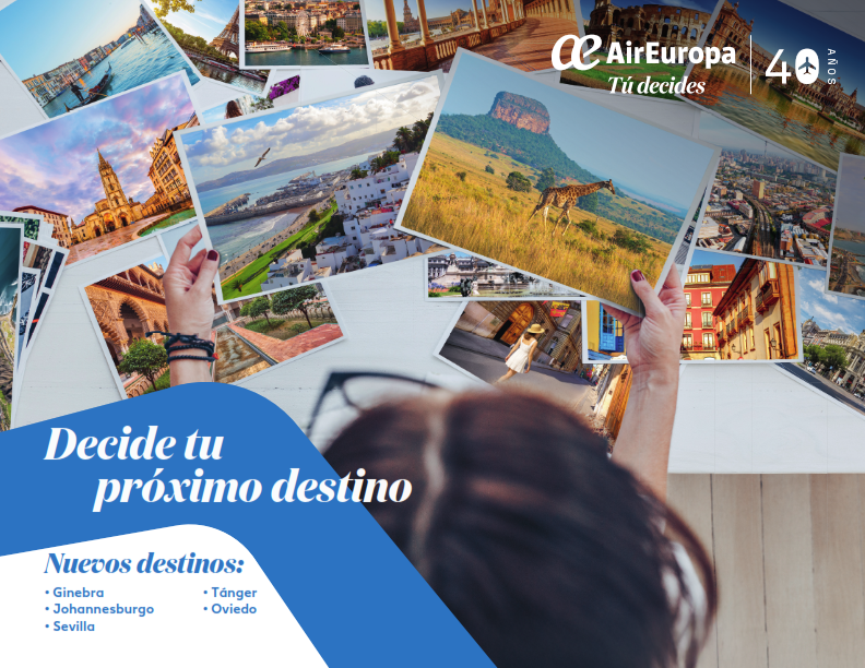 Air Europa amplia su red de destinos para la temporada de verano y fortalece sus rutas regulares en 2026