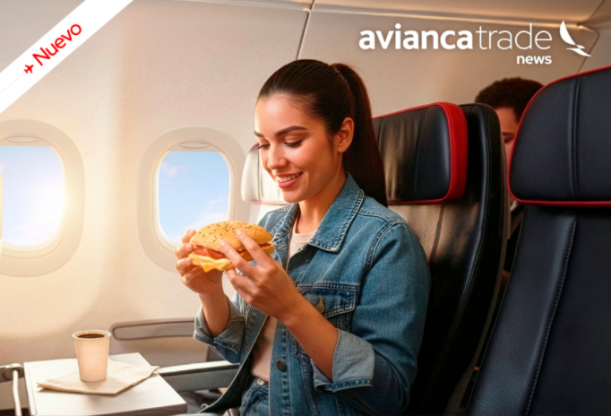 Avianca Comida y bebida incluidas en vuelos de larga duración