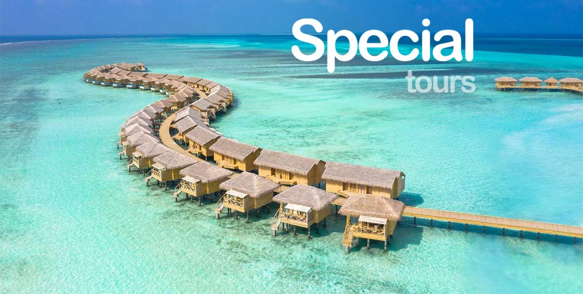 ¿Sabías que special tours también llegá a Maldivas?