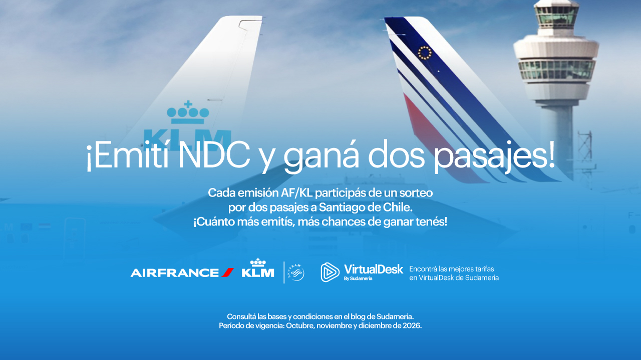 Emití NDC Air France KLM y ganá
