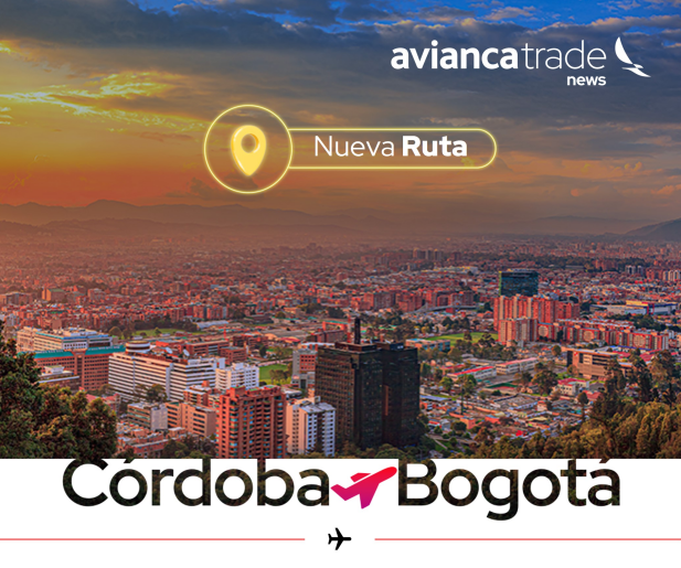  Avianca aumenta conectividad entre Argentina y América Latina con más vuelos en la ruta Córdoba - Bogotá